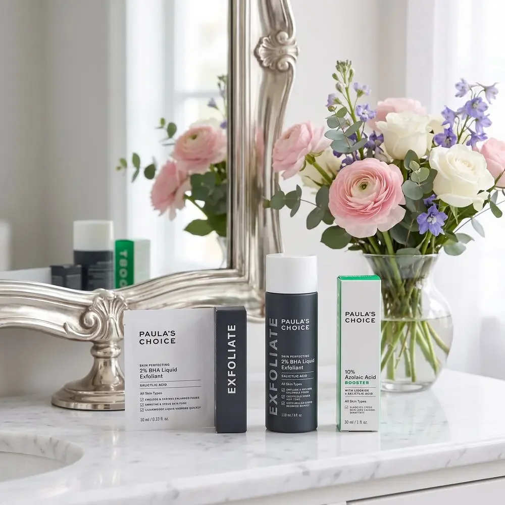 Paula’s Choice 2% BHA Exfoliant + 10% Azelaic Acid Booster Skincare Set